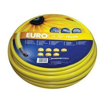 Шланг садовый Tecnotubi Euro Guip Yellow для полива диаметр 3/4 дюйма 000017633 фото