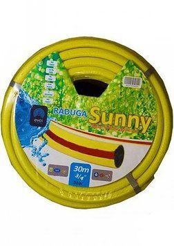 Шланг поливочный садовый RADUGA SUNNY, диаметр 3/4 дюйма (желтый) 000017842 фото