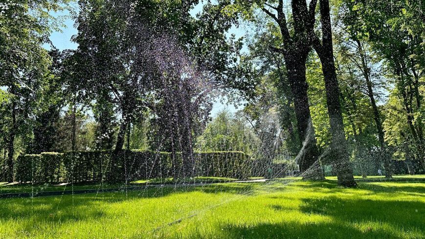 Шланг туман Presto-PS стрічка Silver Spray, ширина поливу 11 м, діаметр 50 мм (803508-9) 000022634 фото