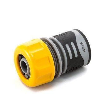 Коннектор Presto-PS для шланга 3/4 дюйма с аквастопом серия Soft-Touch (4112T) 000008137 фото